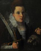 Lavinia Fontana, Judith with the head of Holofernes.